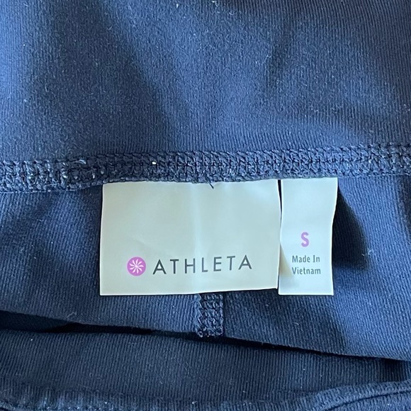 Athleta Color Block Striped Capri Tights - Picture 10 of 11